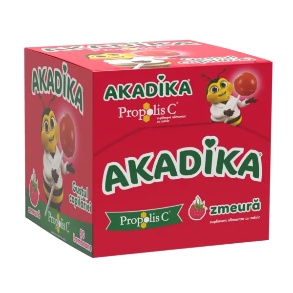 Akadika Propolis C zmeura, 50 acadele, Fiterman