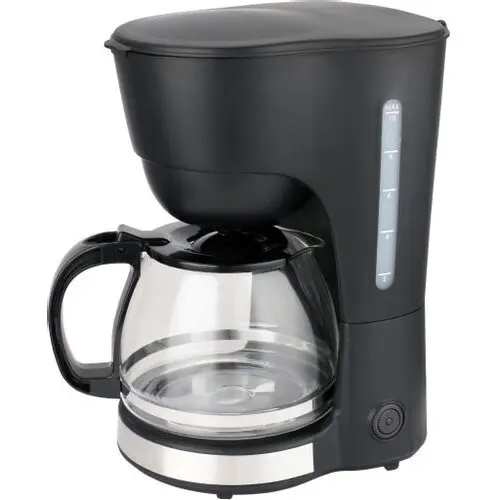 Akai Cafetiera Akai ACM-910, 1540W, 1.25L, anti-picurare, Negru