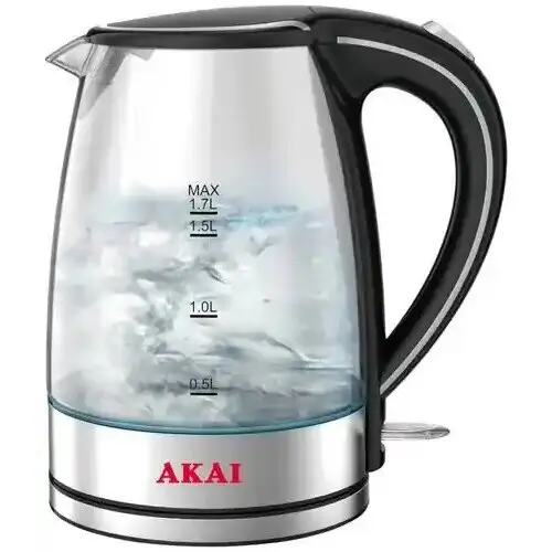 Akai Fierbator Akai AKG-804, 2200W, 1.7L, argintiu