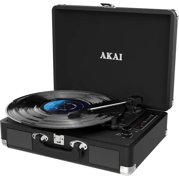 Akai Pick-up Akai ATT-18BT cu inregistrare USB, Bluetooth, compatibil cu vinil de 7, 10 si 12