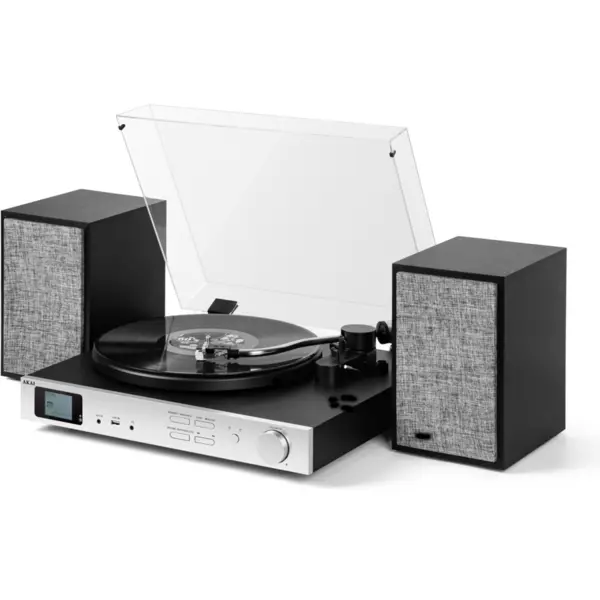 Akai Pick-up Akai, Bluetooth 5.0, USB, Radio FM, Difuzoare externe