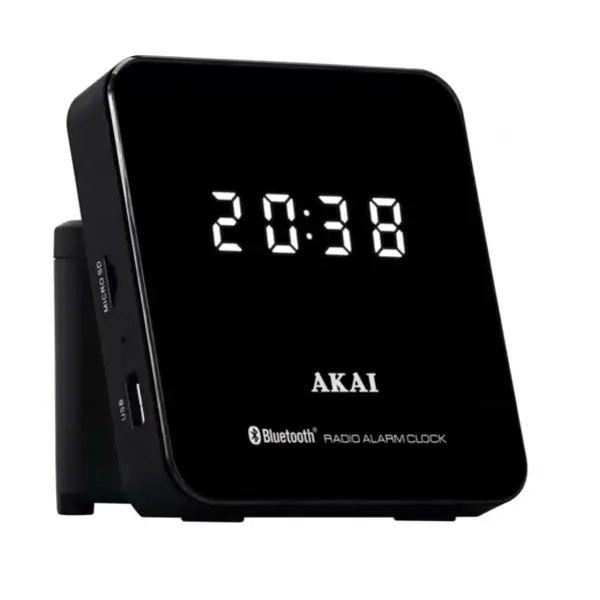 Akai Radio cu ceas Akai ACRS-4000, AM/FM, USB, Bluetooth, Negru