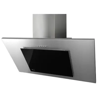 Akpo Hota decorativa AKPO WK-4 Nero 50 cm, putere de absorbtie 320 mc/h, 1 motor, Inox Eco