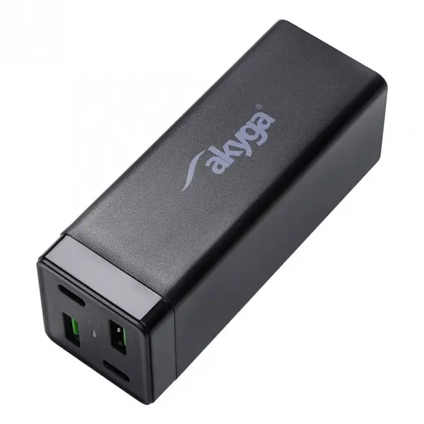 AKYGA Incarcator priza 65W USB-A + USB-C Quick Charge 4+ PD 5-20V/1.5-3.25A, AK-CH-17