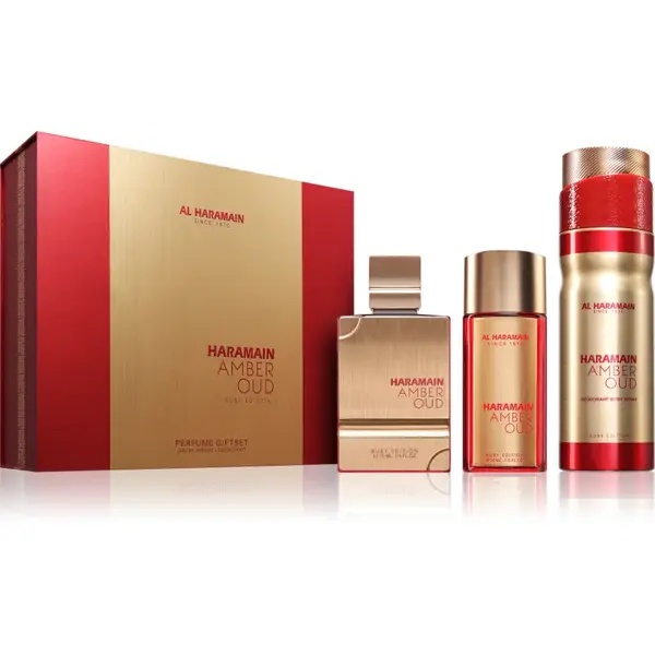 Al Haramain Amber Oud Ruby Edition set cadou unisex 1 buc