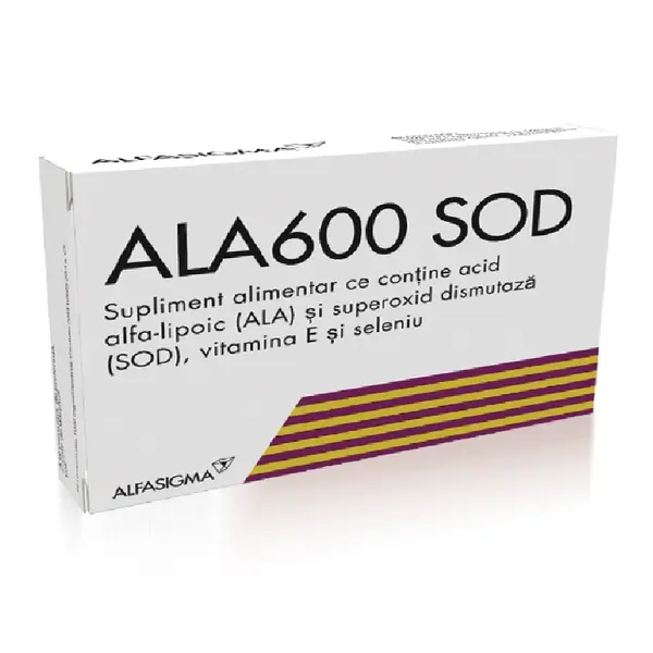 Ala600 SOD, 20 comprimate, Alfasigma