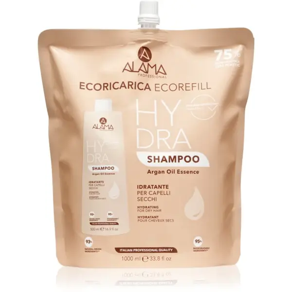 Alama Professional Hydra Shampoo sampon hidratant Eco Refill 1000 ml