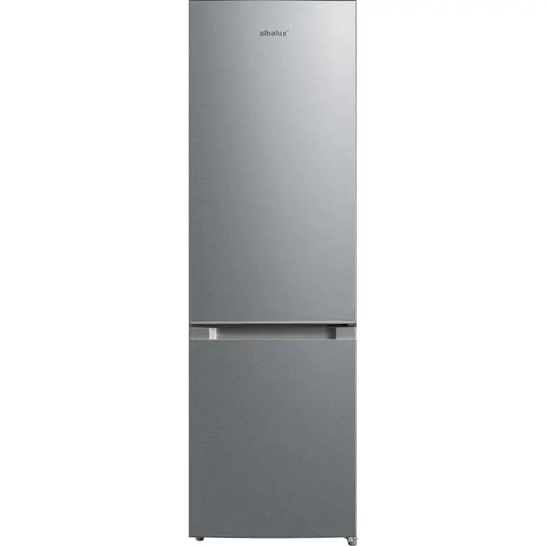 Albalux Combina frigorifica Albalux AXCFS350E, 262 l, Clasa E, Iluminare LED, Usi reversibile, H 177.3 cm, Inox