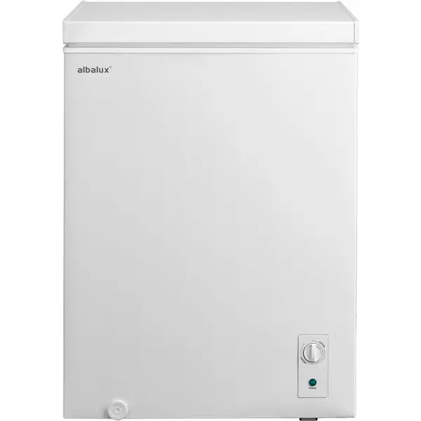 Albalux Lada Frigorifica Albalux AXLF156E, 143 L, Clasa energetica E, Dubla functionare frigider/congelator, Termostat reglabil, Orificiu drenaj, Alb