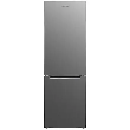 Albatros Combina frigorifica Albatros CFX395E, 315 L, Clasa E, H 186 cm, Inox/ Argintiu