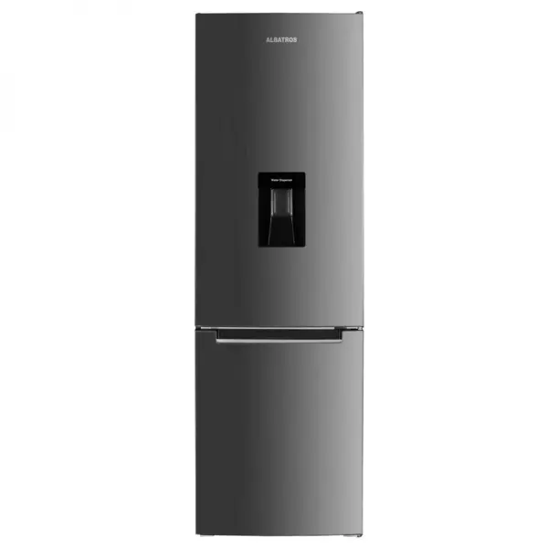 Albatros Combina frigorifica Albatros CFXD395E, 313L, Clasa E, 186 cm, inox