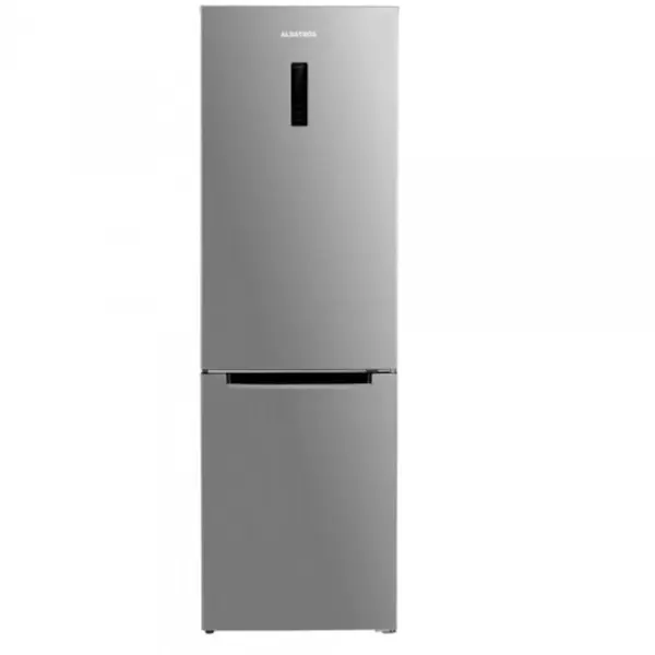 Albatros Combina frigorifica Albatros CNFX495E, 347L, Clasa E, H 195 cm, Inox/ Argintiu