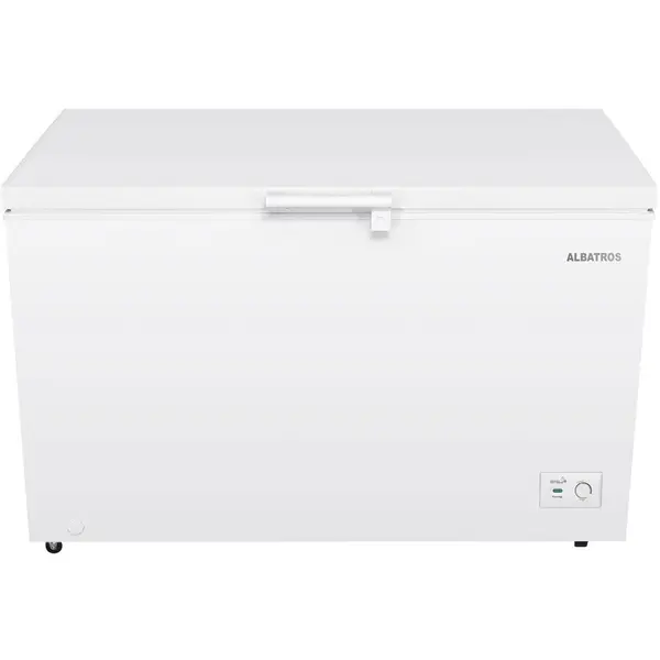 Albatros Lada frigorifica Albatros LA390IME, Fast Freeze, Motor Inverter, 371 L, Dubla functionalitate (frigider/congelator), Clasa energetica E, Alb