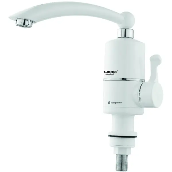 Albatros Robinet instant apa calda Albatros Aqualiente, element de incalzire al apei din inox, 3000 W,Alb