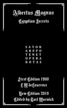 Albertus Magnus: Egyptian Secrets, Paperback/Tarl Warwick
