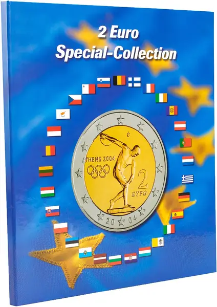 Album de colecție Leuchtturm1917 - Presso, pentru monede de 2 euro