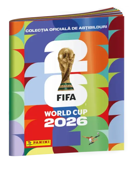 Album Panini FIFA World Cup 2026, 112 pagini, colectie abtibilduri