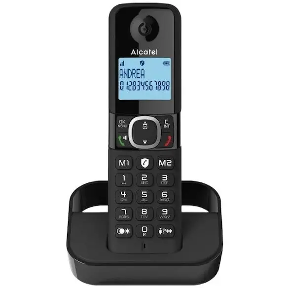 Alcatel Telefon DECT fara fir Alcatel F860, Negru