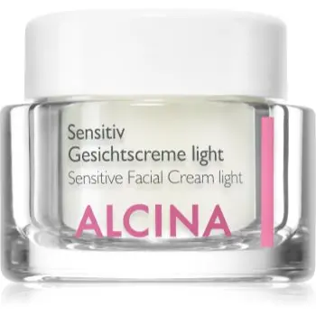 Alcina For Sensitive Skin cremă ușoară pentru față pentru a calma si intari pielea sensibila