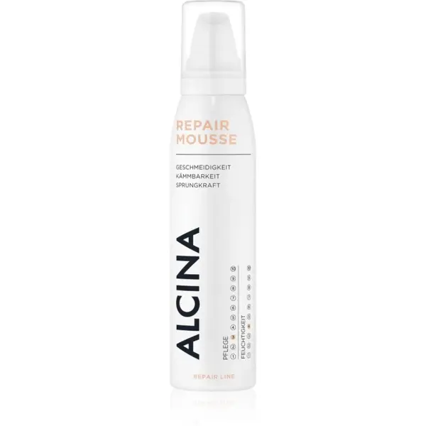 Alcina Repair Line Spuma regeneratoare pentru păr uscat și deteriorat 150 ml