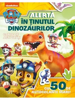 Alerta in Tinutul Dinozaurilor. Carte de activitati cu 50 de autocolante mari!/***
