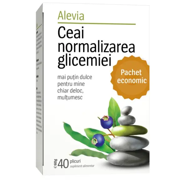 Alevia Ceai normalizarea glicemiei 40 plicuri