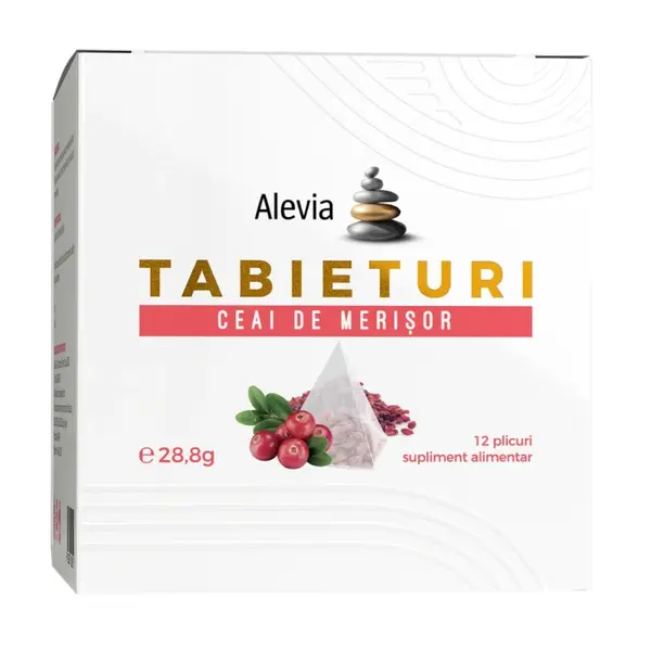 Alevia Tabieturi Ceai de Merisor, 12 plicuri