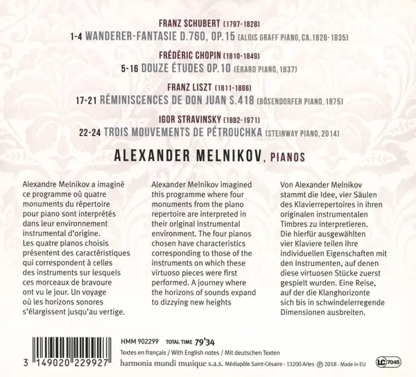 Alexander Melnikov: Four Pieces - Four Pianos | Alexander Melnikov