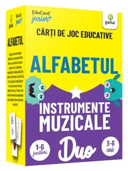 Alfabetul. Instrumente muzicale. Carti de joc educative/***