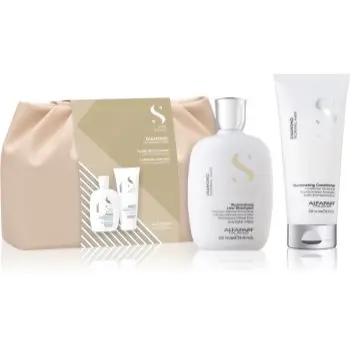 Alfaparf Milano Semi di Lino Diamond Duo Kit set cadou pentru luminozitate si hidratare