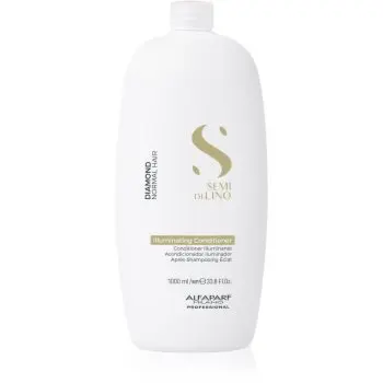 Alfaparf Milano Semi di Lino Diamond Illuminating balsam pentru păr ușor de pieptănat cu efect iluminator