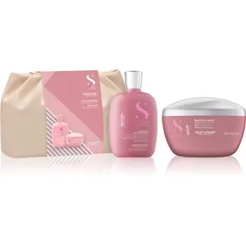 Alfaparf Milano Semi di Lino Moisture Duo Kit set cadou pentru par uscat