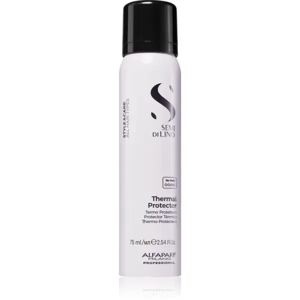 Alfaparf Milano Semi di Lino Style&Care Thermal Protector spray protector pentru modelarea termica a parului cu filtru UV 75 ml