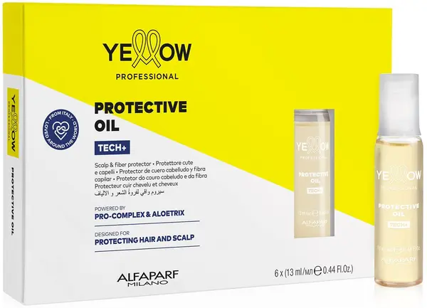 Alfaparf Yellow Tech+ Ulei protector la vopsire, 6 x 13 ml