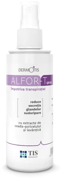Alfor-T spray impotriva transpiratiei, 110ml, Tis Farmaceutic
