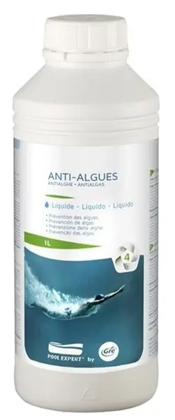 Algicid lichid pentru piscine Gre - Antialg Pool Expert, 1 l