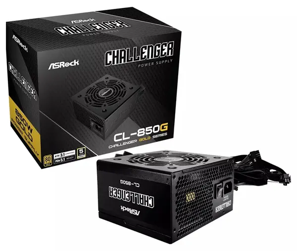 Alimentare Asrock - Challenger CL-850G, 850W, 80 PLUS Gold
