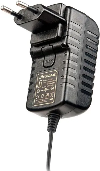 Alimentare electrică iFi Audio - iPower, 15V, 1.2A, negru