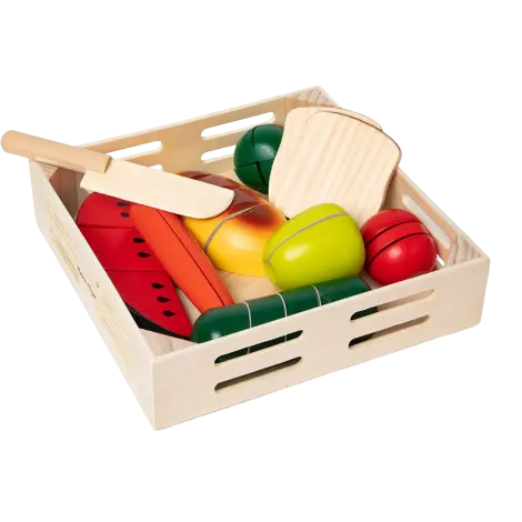 Alimente de feliat, Joc din lemn 25 piese Melissa and Doug 487