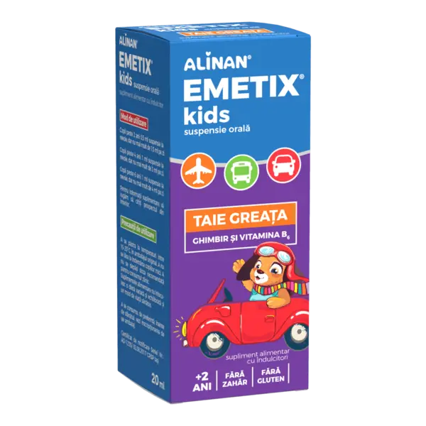 Alinan Emetix kids suspensie orala, 20ml, Fiterman