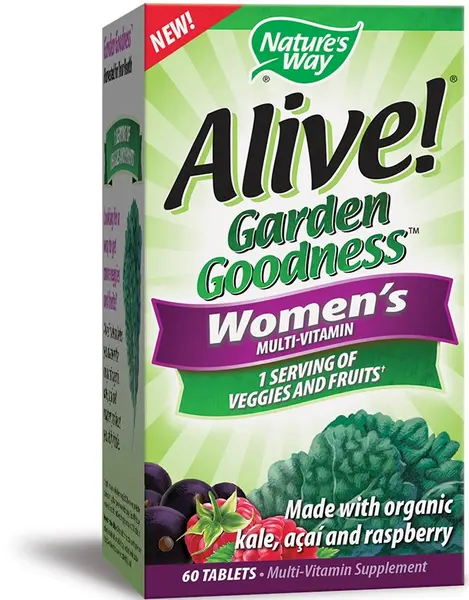 Alive Garden Goodness Women's Multivitamin, 60 tablete, Nature's Way