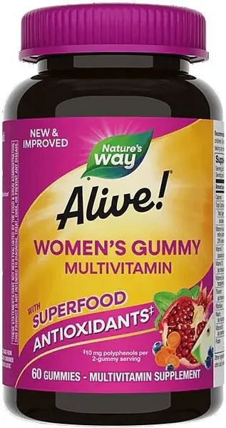 Alive Women's Gummy Multivitamin, 60 tablete, Nature's Way