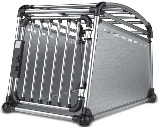 ALL FOR PAWS Cuşcă de transport Travel Dog, aluminiu, L - 63x88x68cm