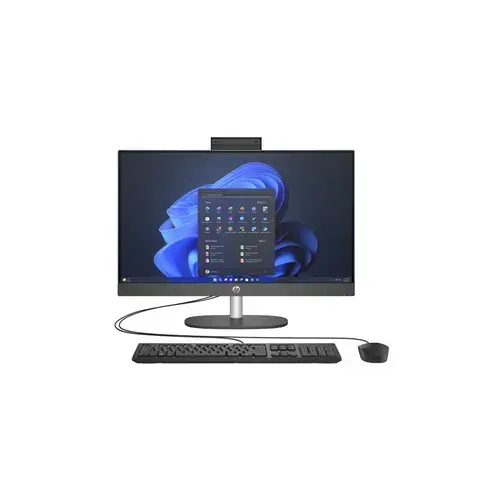 All In One PC HP ProOne 240 G10, Procesor Intel® Core™ Ultra 7 155U 1.7GHz Meteor Lake, 23.8inch FHD IPS, 16GB RAM, 512GB SSD, Intel Graphics, Camera Web, no OS