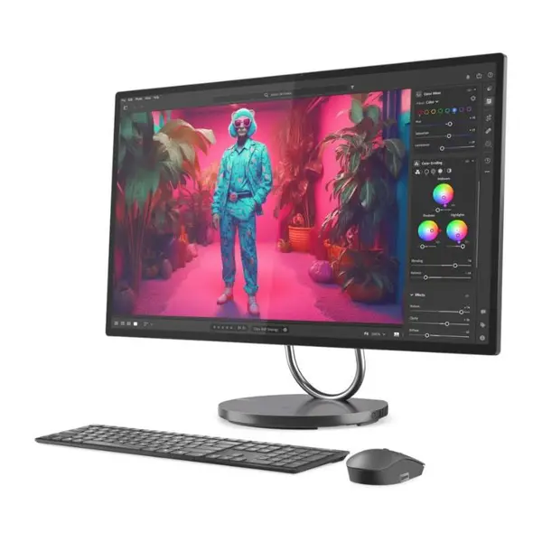All-In-One PC Lenovo Yoga AIO 32ILL10, 31.5 inch UHD IPS, Intel Core Ultra 7 256V 4.8GHz Meteor Lake, 16GB RAM, 1TB SSD, Arc 140V, Camera Web, Windows 11 Home