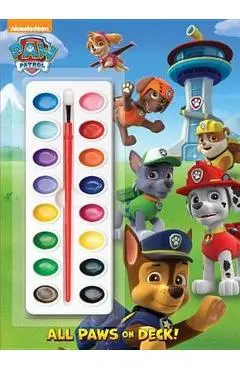 All Paws on Deck! [With Paint Brush and Paint] - Golden Books