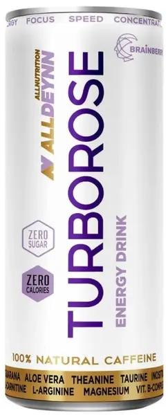 AllDeynn Turborose Energy Drink, fructe tropicale, 330 ml, AllNutrition
