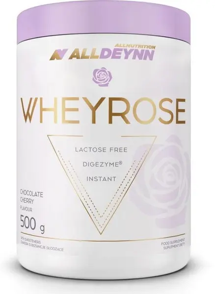 AllDeynn Wheyrose, ciocolată și cireșe, 500 g, AllNutrition