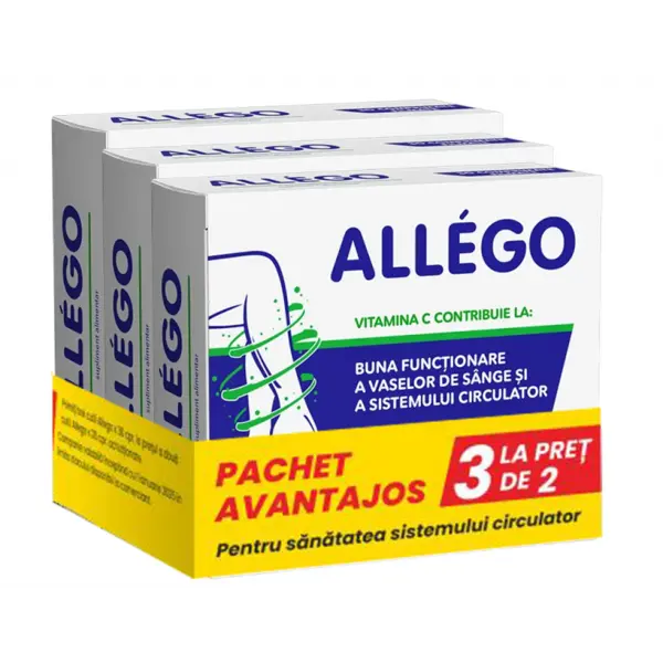 Allego 30 cpr.film. pachet avantajos 3 la pret de 2 Fiterman