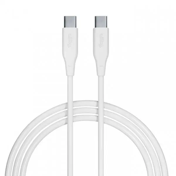 Allity Cablu Date si Incarcare USB-C - USB-C Allity. AUC-02, 100W, 2m, Alb